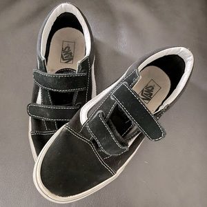Vans Kids Black Suede